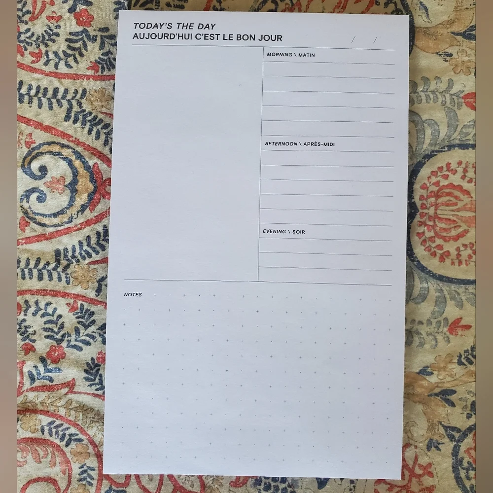 Daily Planner Notepad - Post It! - Picture 1 of 2